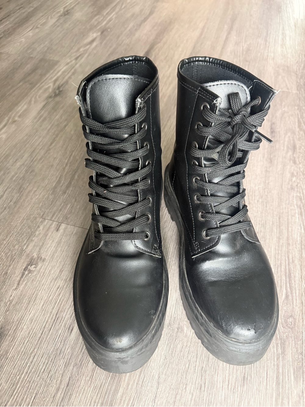 ASOS Black Women's Lace-Up Combat Boots